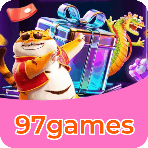 Números do app 97games em material de marketing — ilustração, não auditoria